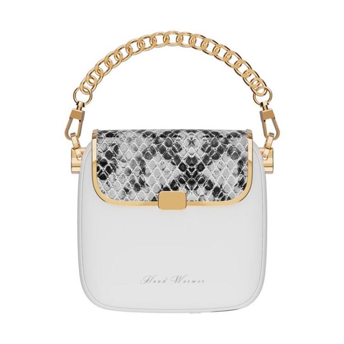 OEM - Powerbank 10000mAh QW-N218 Mini Kvinnor Handväska - Vit