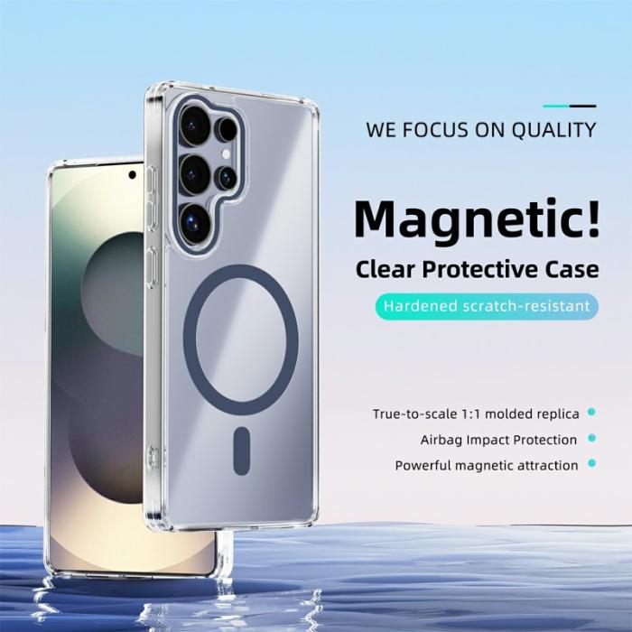 ABEEL - ABEEL Mobilskal till Samsung Galaxy S25 Ultra MagSafe Anti Scratch Blå