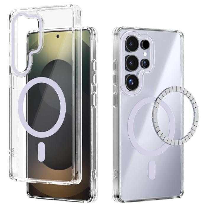ABEEL - ABEEL Mobilskal till Samsung Galaxy S25 Ultra MagSafe Anti Scratch Lila