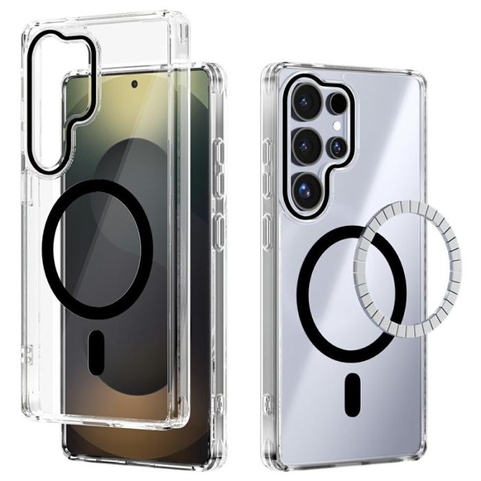 ABEEL - ABEEL Mobilskal till Samsung Galaxy S25 Ultra MagSafe Anti Scratch Svart