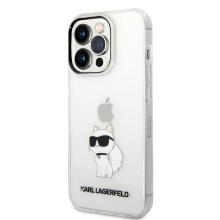 KARL LAGERFELD - Karl Lagerfeld iPhone 14 Pro Mobilskal Ikonik Choupette
