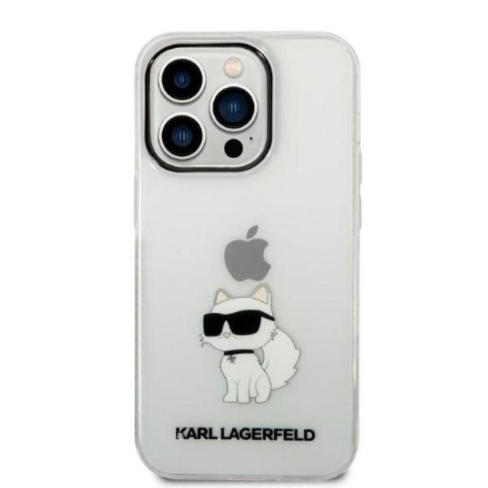 KARL LAGERFELD - Karl Lagerfeld iPhone 14 Pro Mobilskal Ikonik Choupette