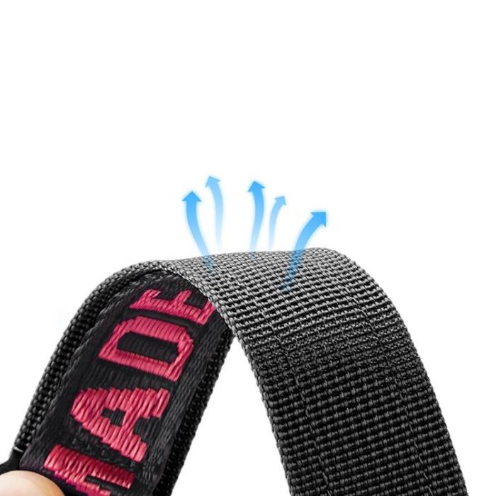 Dux Ducis - Dux Ducis Apple Watch 4/5/6/7/8/SE/Ultra (49/45/44/42mm) Armband Nylon - Röd