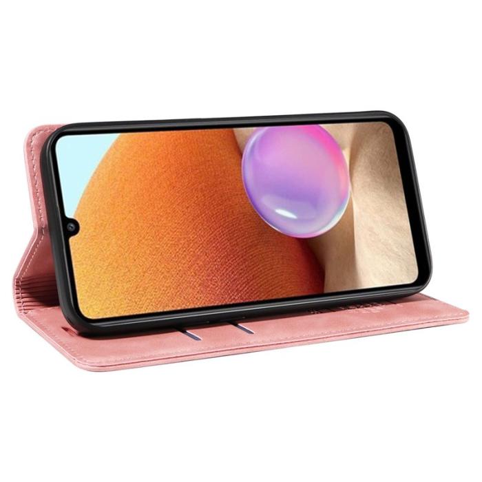 BETOPNICE - BETOPNICE 003 Plånboksfodral för Samsung Galaxy A32 5G - Konstläder - Rosa