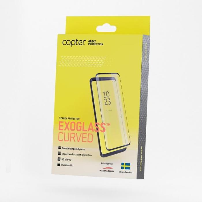 Copter - Copter Exoglass Curved Härdat Glas för Samsung Galaxy A80