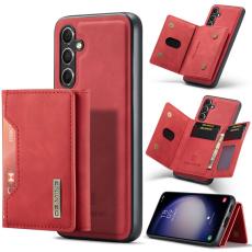 DG.MING - DG.MING Konstl&auml;der Pl&aring;nboksfodral f&ouml;r Samsung Galaxy A16 5G - R&ouml;d