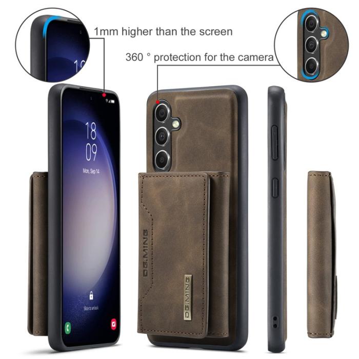 DG.MING - DG.MING Konstläder Plånboksfodral för Samsung Galaxy A16 5G - Brun