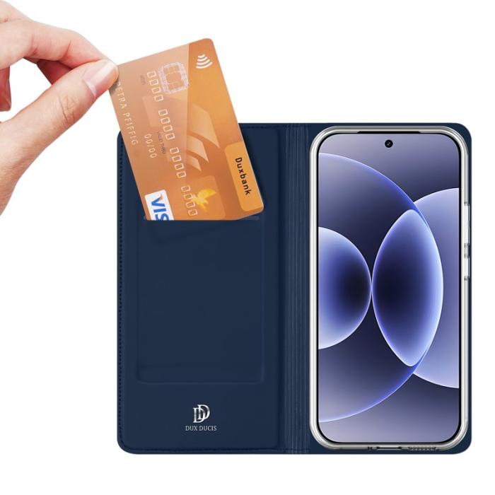 Dux Ducis - DUX DUCIS Xiaomi 17 Fodral Skin Pro Series KonstLäder - Blå
