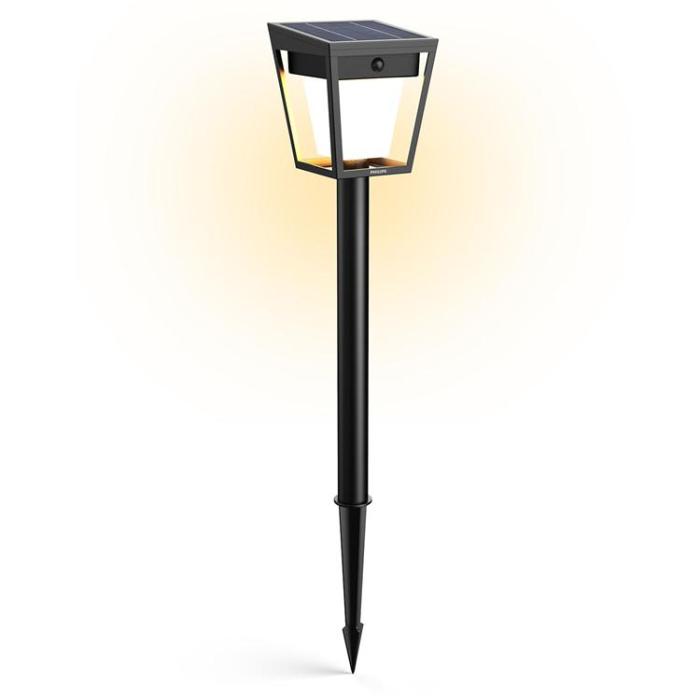 Philips - Philips Nissa Piedestal Solcell LED 250/20lm - Svart