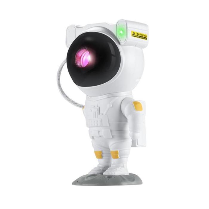 XO - XO Projektor LED Astronaut Stjärna och Galaxer CF01 - Vit