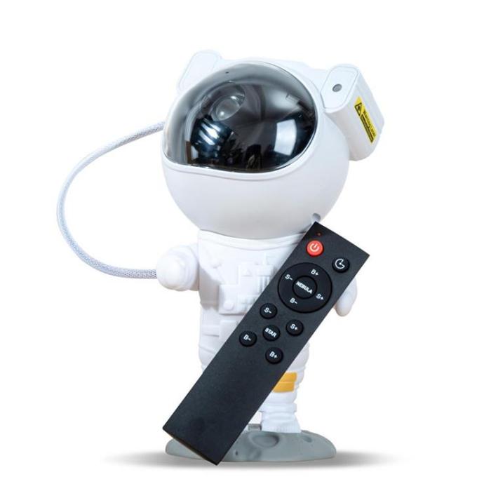 XO - XO Projektor LED Astronaut Stjärna och Galaxer CF01 - Vit