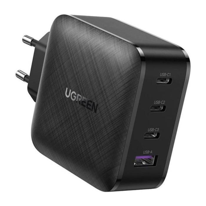 Ugreen - Ugreen Väggladdare 3x USB-C/1x USB - Svart