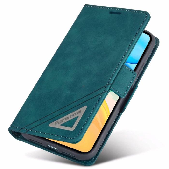 FORWENW - FORWENW F3-Series iPhone 11 Plånboksfodral Konstläder - Cyan