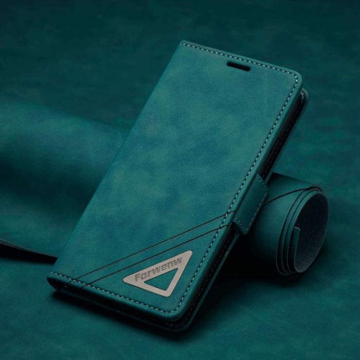 FORWENW - FORWENW F3-Series iPhone 11 Plånboksfodral Konstläder - Cyan