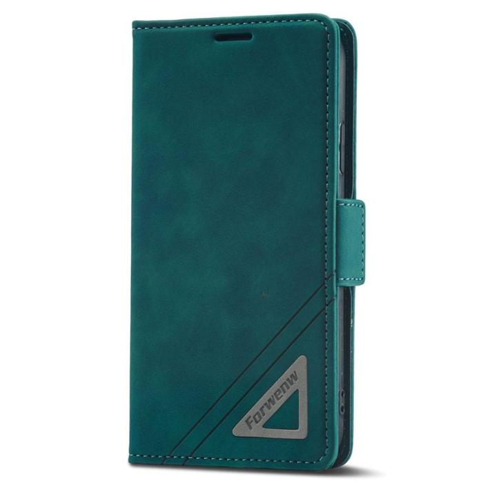 FORWENW - FORWENW F3-Series iPhone 11 Plånboksfodral Konstläder - Cyan