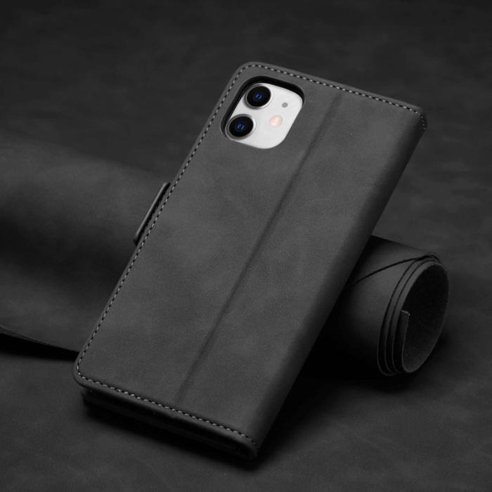 FORWENW - FORWENW F3-Series iPhone 11 Plånboksfodral Konstläder - Svart