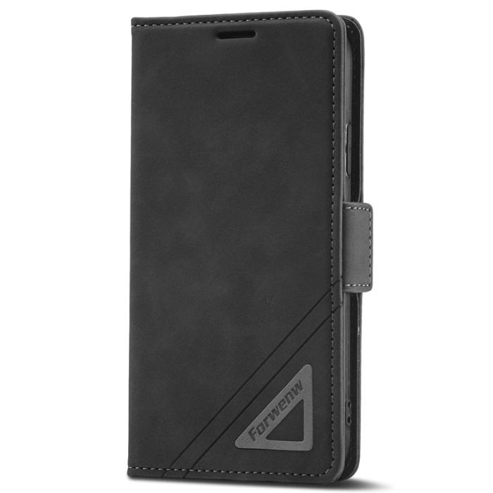 FORWENW - FORWENW F3-Series iPhone 11 Plånboksfodral Konstläder - Svart
