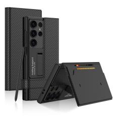 GKK - GKK Samsung Galaxy S24 Ultra Fodral KonstL&auml;der - Kolfiber svart