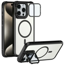 A-One Brand - iPhone 15 Pro Max Mobilskal Magsafe med Linsskyddsstöd