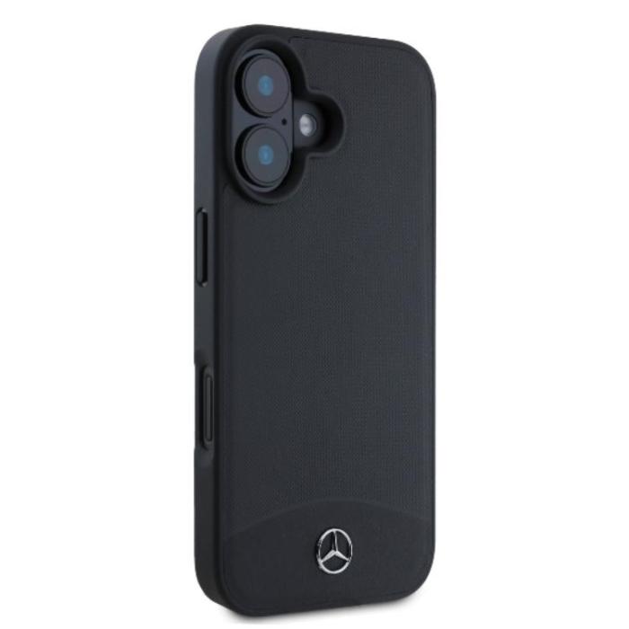 Mercedes - Mercedes iPhone 16 Plus Mobilskal Läder Urban - Svart