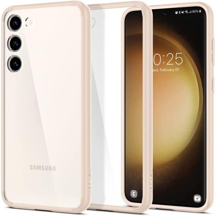 UTGATT - Spigen Galaxy S23 Mobiskal Ultra Hybrid - Sand Beige