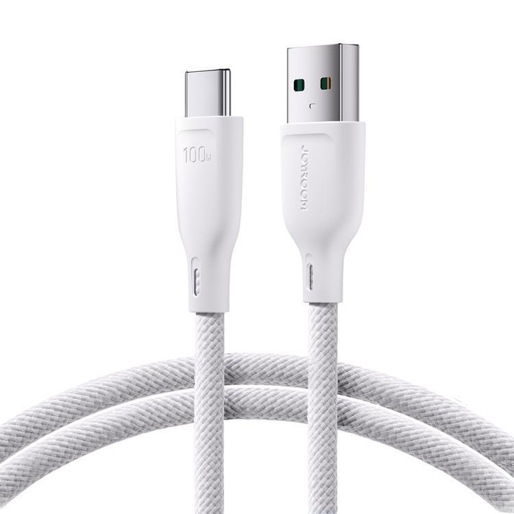 Joyroom USB-C till USB-A kabel 100W 1m Multi-Color - Vit | 3541 | AlltMobil