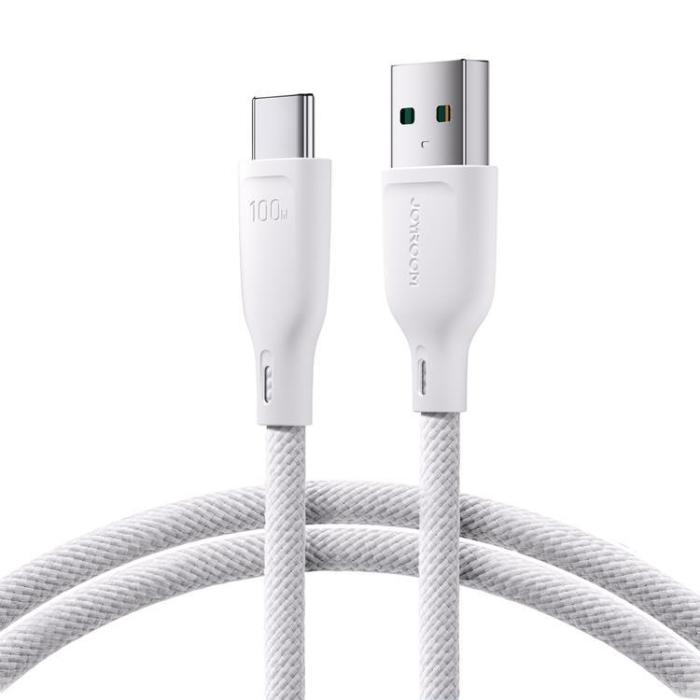 Joyroom - Joyroom USB-C till USB-A kabel 100W 1m Multi-Color - Vit