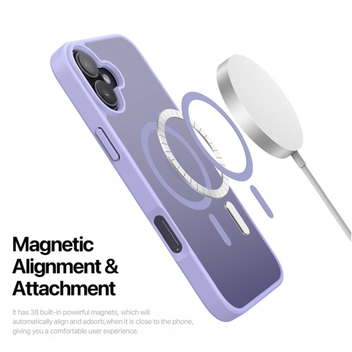 Dux Ducis - Dux Ducis iPhone 17 Mobilskal MagSafe Yind - Ljuslila