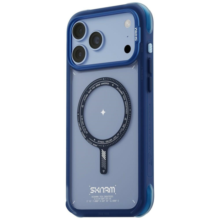 Skinarma - Skinarma Mobilskal För iPhone 18 Pro Max/17 Pro Max Magsafe Avion - Blå
