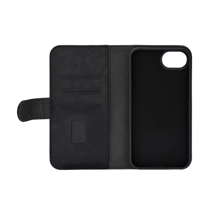 GEAR - Gear iPhone 16e Plånboksfodral MagSafe 2in1 3 Kort - Svart