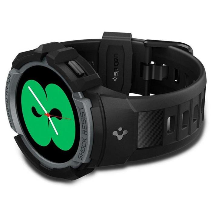 UTGATT - Spigen Galaxy Watch 4/5 (44mm) Strap Rugged Armor Pro - Charcoal Grå
