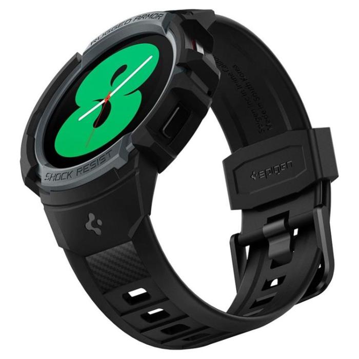 UTGATT - Spigen Galaxy Watch 4/5 (44mm) Strap Rugged Armor Pro - Charcoal Grå