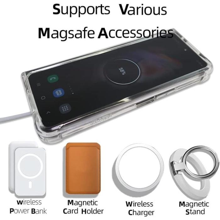 Boom of Sweden - Boom Galaxy Z Fold 5 Mobilskal Magsafe Shockproof - Clear