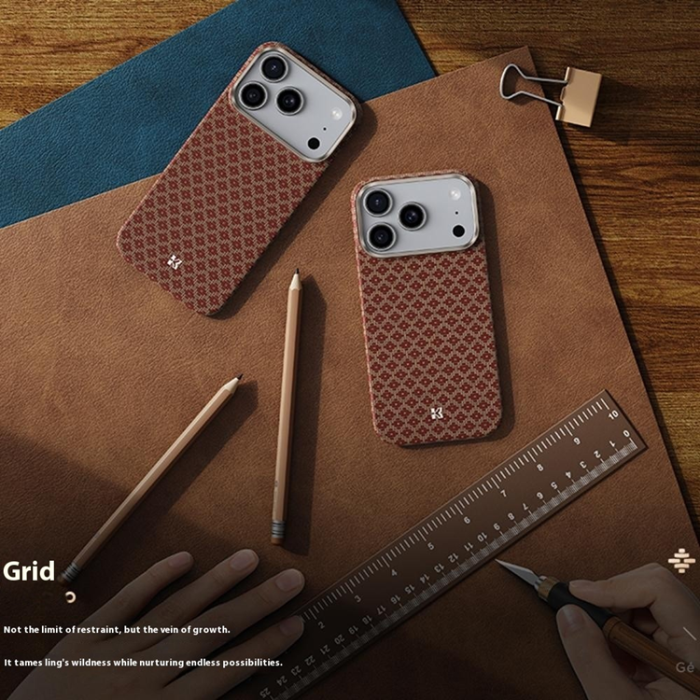 Benks - BENKS iPhone 17 Pro Mobilskal MagSafe Aramid Fiber Woven