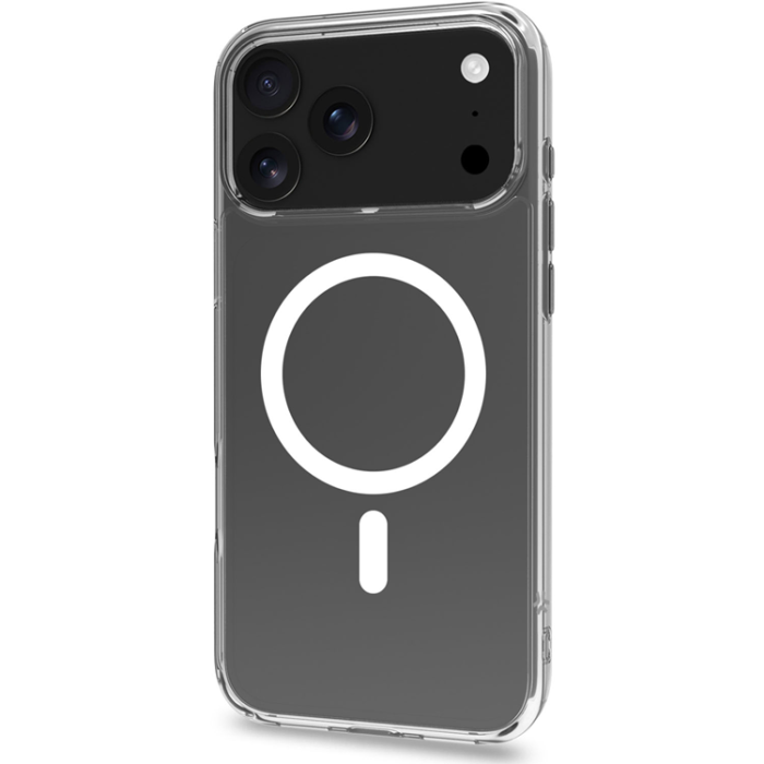 Celly - Celly iPhone 17 Pro Max Mobilskal MagSafe Gelskinmag - Transparent