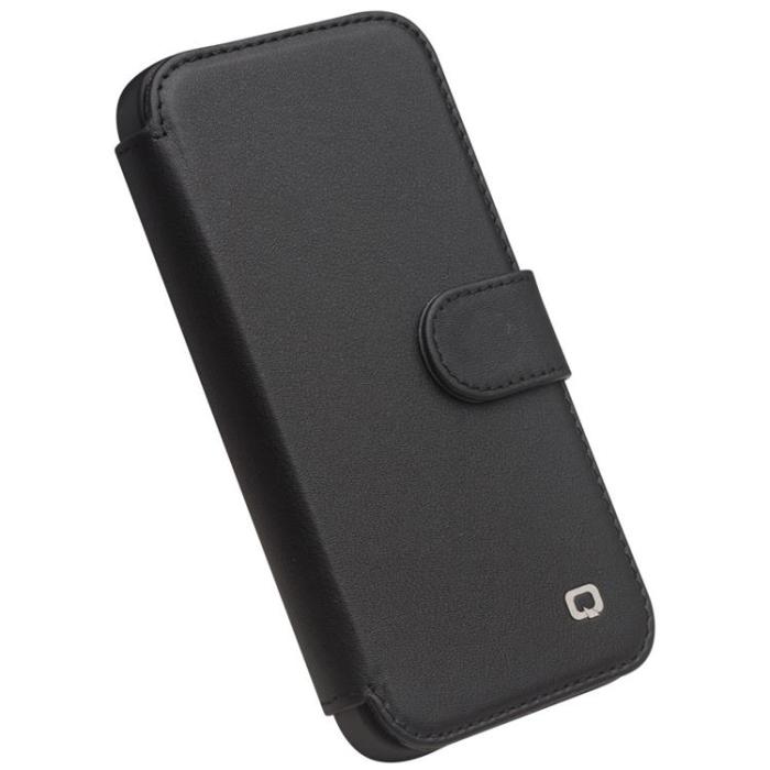 QIALINO - Qialino Äkta Läder Fodral iPhone 13 Pro Max - Svart