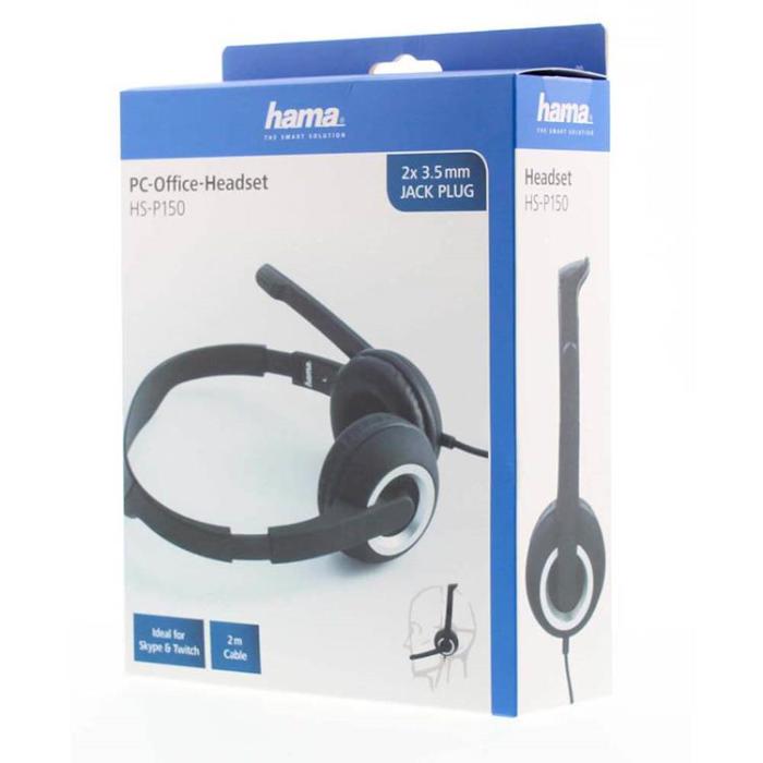 Hama - HAMA Headset PC Office HS-P150 - Svart