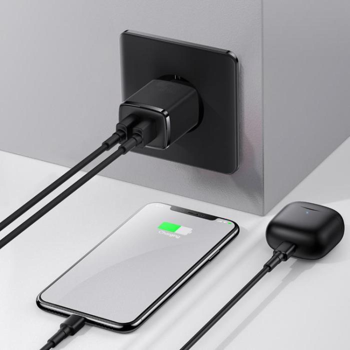 BASEUS - Baseus EU Compact Väggladdare USB 10.5W - Svart
