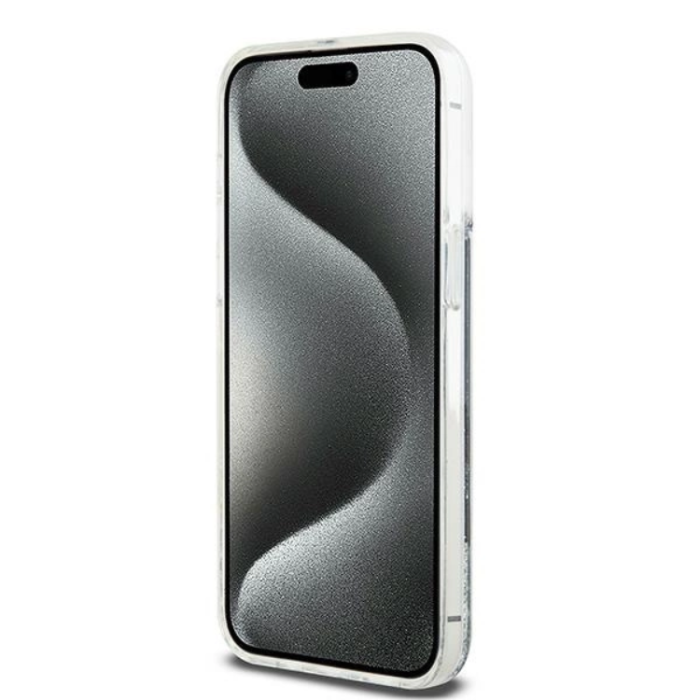 DKNY - DKNY iPhone 13 Pro Max Mobilskal Liquid Glitter Big Logo - Svart