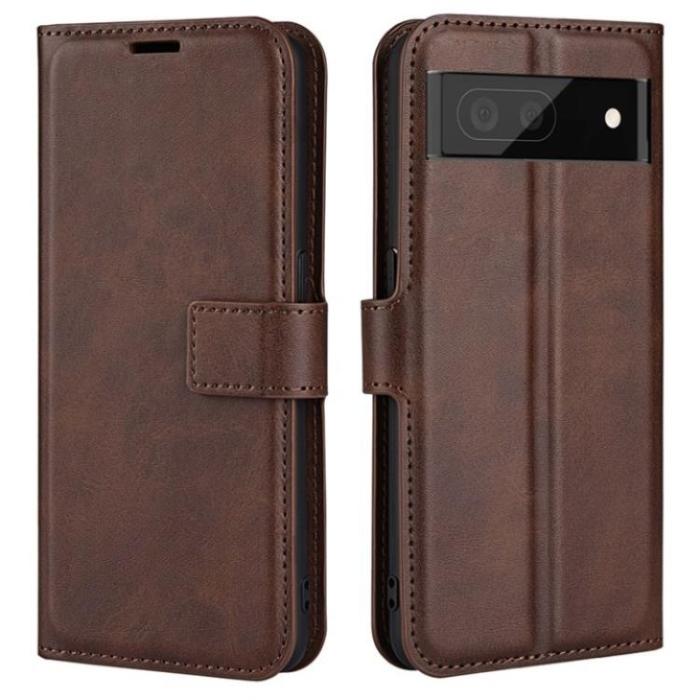 A-One Brand - Google Pixel 7 Plånboksfodral Drop-Proof PU Läder - Coffee