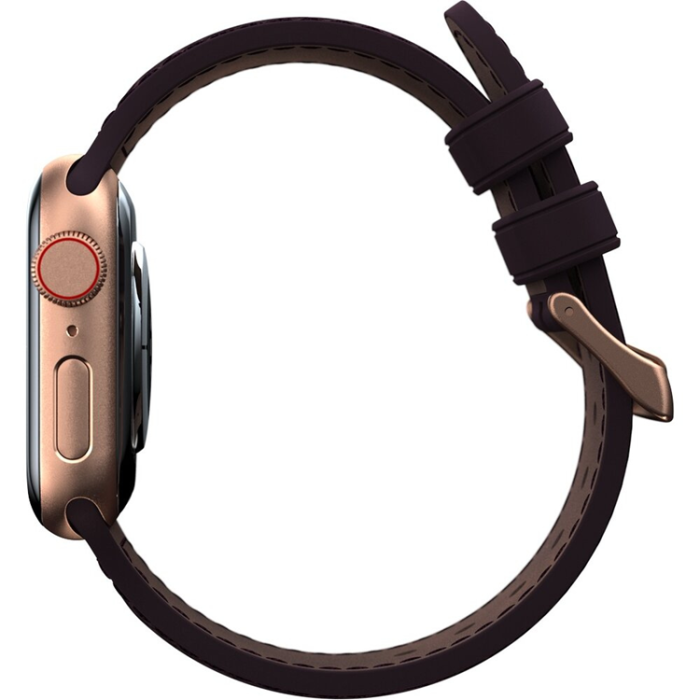 UTGATT1 - Njord by Elements Laxläder Apple Watch 2/3/4/5/6/7/SE (44/45 mm) - Lila