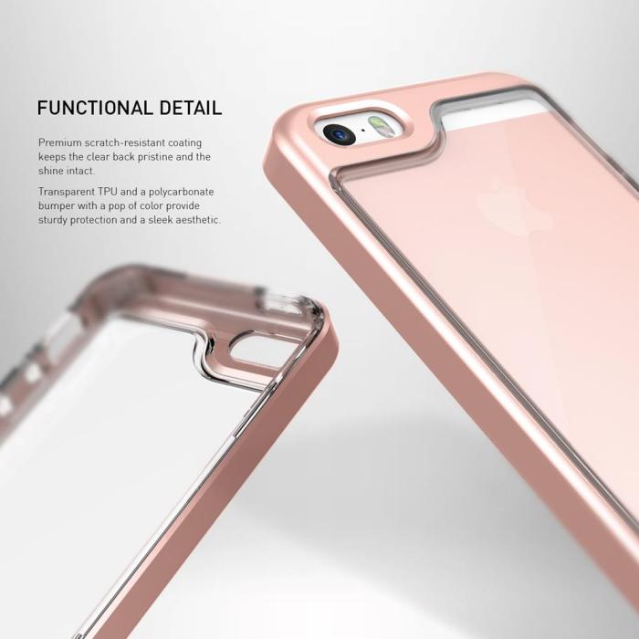 Caseology - Caseology Skyfall Skal till Apple iPhone 5/5S/SE - Rose Gold
