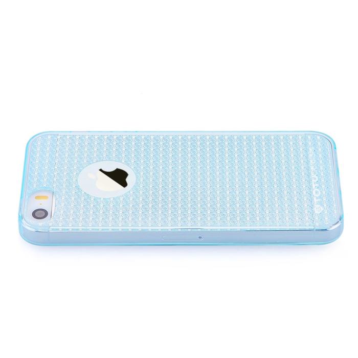 UTGATT5 - TOTU Star Series FlexiSkal till iPhone 5/5S/SE - Blå