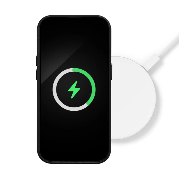 OEM - iPhone 16 Plus Mobilskal Magsafe Läder - Svart