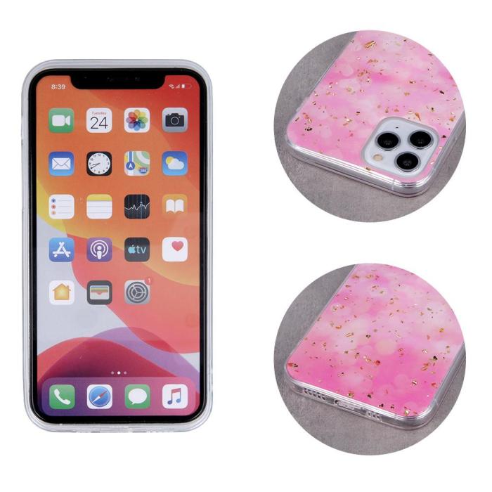 OEM - Guldglamourfodral för Samsung Galaxy A51 Rosa