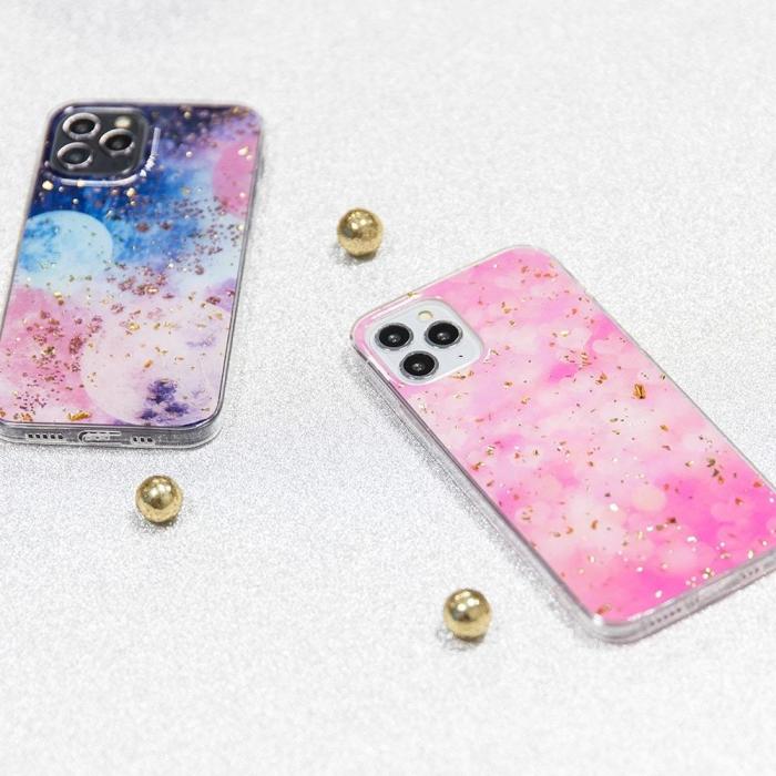 OEM - Guldglamourfodral för Samsung Galaxy A51 Rosa