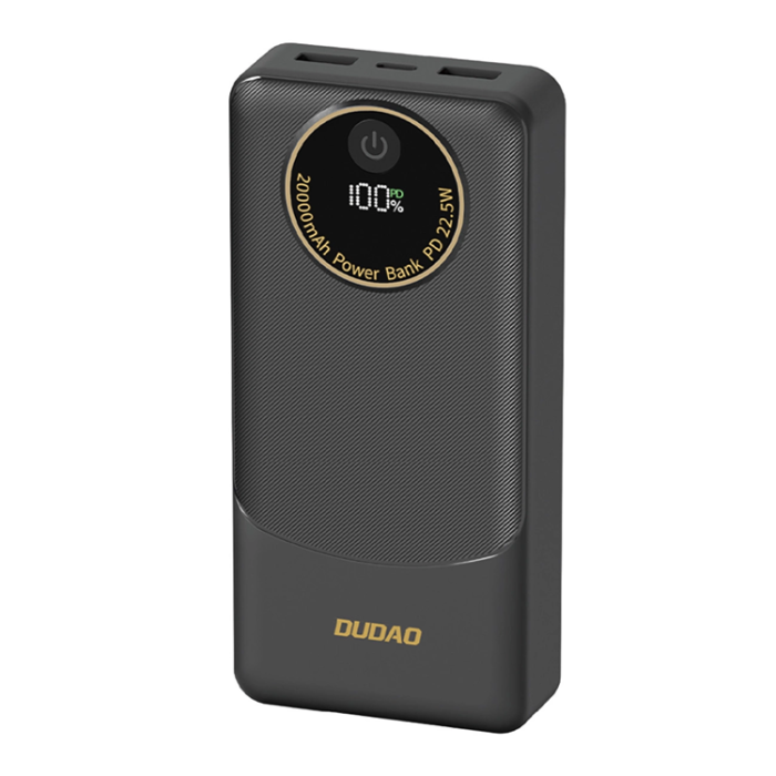 Dudao - Dudao Powerbank 20000mAh 22.5W PD USB-A, USB-C - Svart