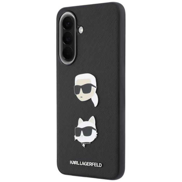 KARL LAGERFELD - Karl Lagerfeld Mobilskal För Galaxy A37 5G Karl&Choupette Heads Pins&Logo