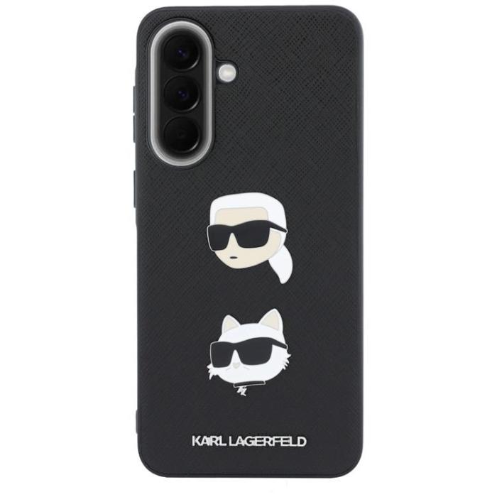 KARL LAGERFELD - Karl Lagerfeld Mobilskal För Galaxy A37 5G Karl&Choupette Heads Pins&Logo