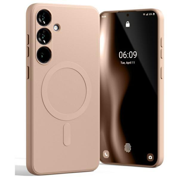 Mercury Galaxy S24 FE Mobilskal MagSafe Semi-Silikon - Rosa Sand | 2353 | AlltMobil
